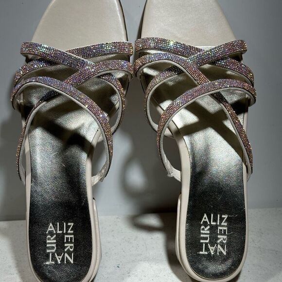 Naturalizer Womens Abriana 2 Sandal, Porcelain, 8,5 M - Picture 6 of 8